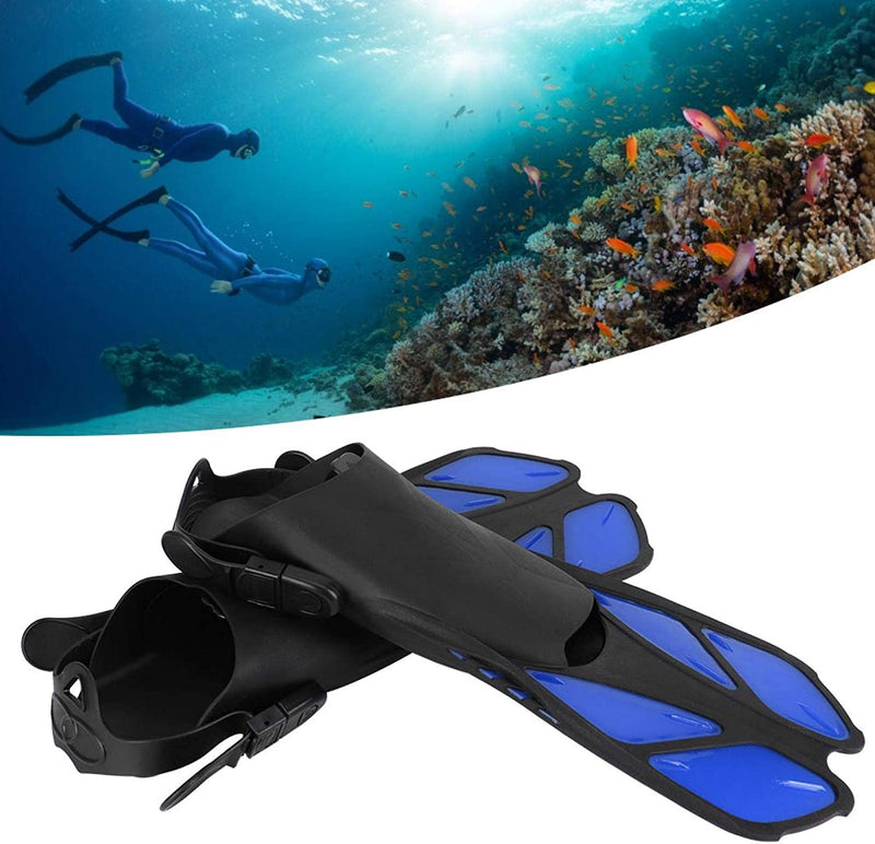 Swimming Flippers,Adjustable Adult Diving Fins Comfortable Snorkeling Swimming Flippers Assistant Equipment