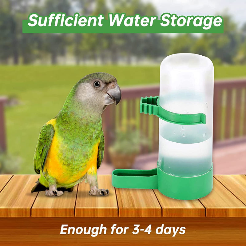 Gosear Bird Water Dispenser for Cage, 4Pcs Bird Water Bowl 140Ml Automatic No Mess Gravity Feeder Bird Watering Supplies for Pet Parrot, Parakeets, Cockatiel, Budgie Lovebirds and Other Birds Animals & Pet Supplies > Pet Supplies > Bird Supplies > Bird Cage Accessories > Bird Cage Food & Water Dishes Gosear   