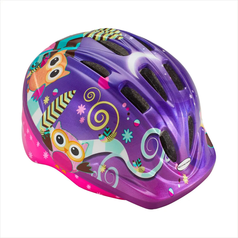 Schwinn Kids Bike Helmet Classic Design, Toddler and Infant Sizes, Multiple Colors Sporting Goods > Outdoor Recreation > Cycling > Cycling Apparel & Accessories > Bicycle Helmets Schwinn Crazy Owl Toddler 