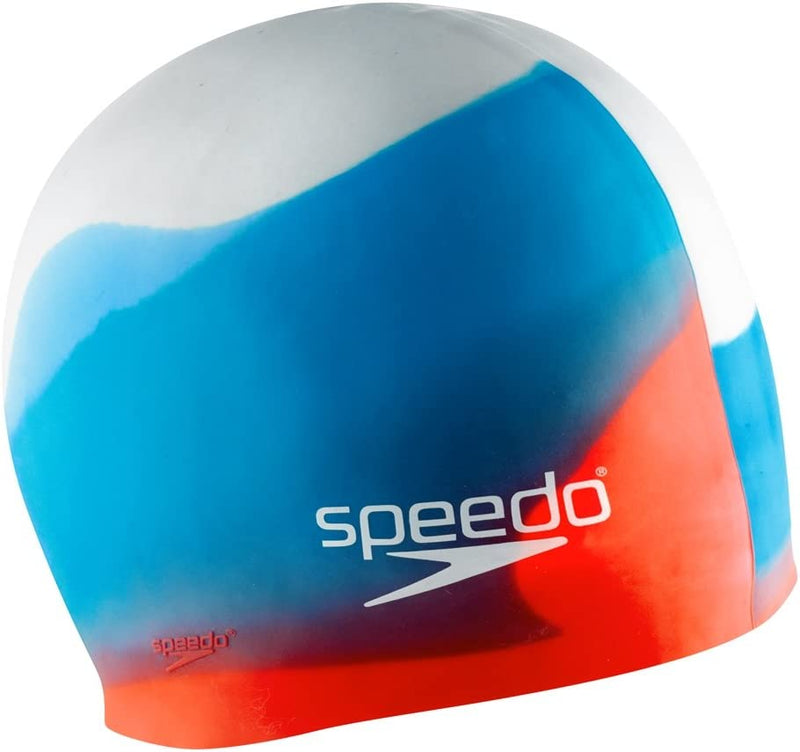 Speedo Silicone Composite Swim Cap Sporting Goods > Outdoor Recreation > Boating & Water Sports > Swimming > Swim Caps Speedo Rainbow Cool  