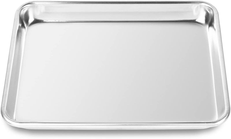 Last Confection 12 Cookie Baking Sheets 9" X 13" - Small Rimmed Aluminum Jelly Roll Trays - Quarter Sheet Pans Home & Garden > Kitchen & Dining > Cookware & Bakeware Last Confection   