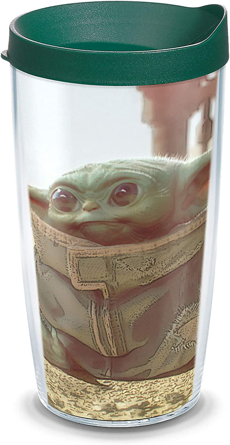 Tervis Triple Walled Star Wars - the Mandalorian Child Insulated Tumbler Cup Keeps Drinks Cold & Hot, 20Oz, Stainless Steel Home & Garden > Kitchen & Dining > Tableware > Drinkware Tervis Classic 16oz 