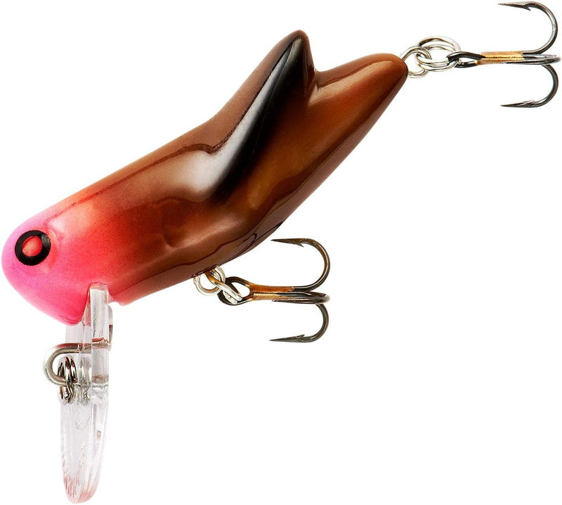 Rebel Lures Crickhopper Cricket/Grasshopper Crankbait Fishing Lure, 1 1/2 Inch, 1/4 Ounce Sporting Goods > Outdoor Recreation > Fishing > Fishing Tackle > Fishing Baits & Lures Pradco Outdoor Brands Hot Head One Size 