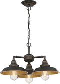 Westinghouse Lighting 6345000 Four-Light Indoor Iron Hill Chandelier, 4, Oil Rubbed Bronze with Highlights Home & Garden > Lighting > Lighting Fixtures > Chandeliers Westinghouse Lighting Oil-Rubbed Bronze 3-Light 