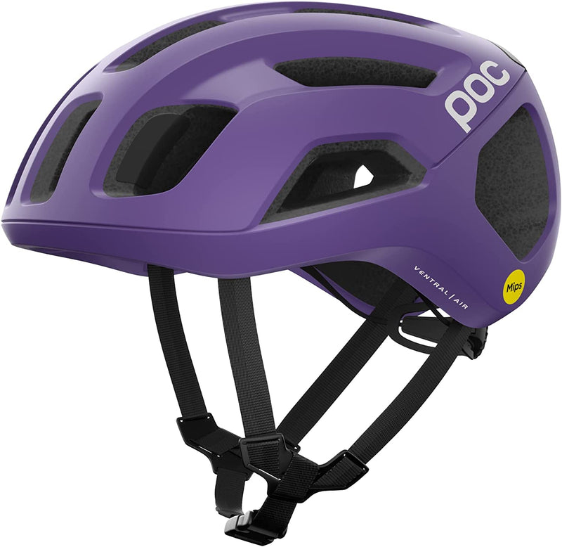 POC, Ventral Air MIPS Road Cycling Helmet with Performance Cooling Sporting Goods > Outdoor Recreation > Cycling > Cycling Apparel & Accessories > Bicycle Helmets POC Sapphire Purple Matt M/54-60cm 