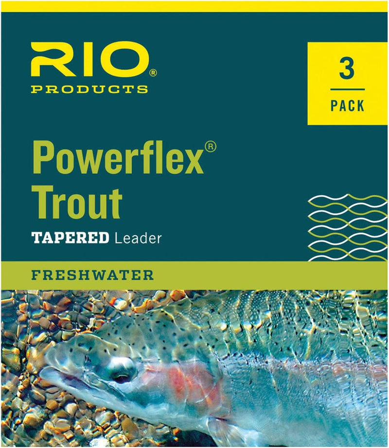 Rio: Powerflex Trout Leaders, 3 Pk, 9Ft 4X Sporting Goods > Outdoor Recreation > Fishing > Fishing Rods Rio Brands   