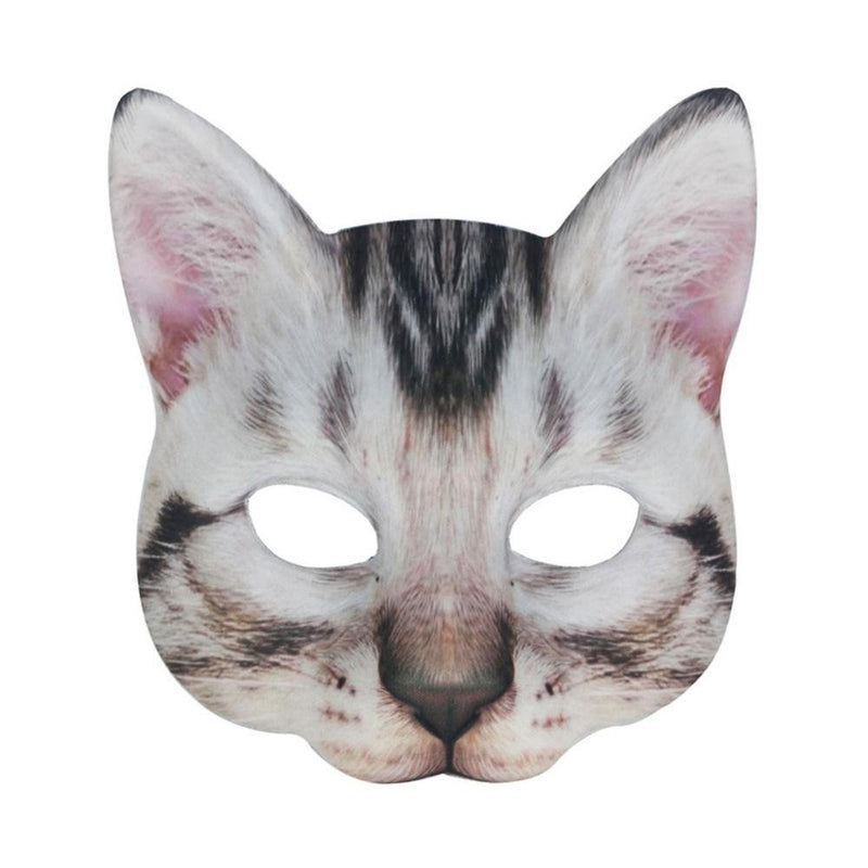 Halloween Novelty Mask Costume Party Cat Animal Mask Head Mask Apparel & Accessories > Costumes & Accessories > Masks EFINNY D  