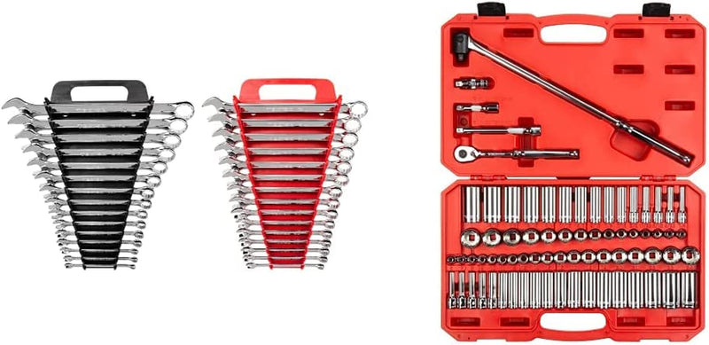 TEKTON Combination Wrench Set, 15-Piece (8-22 Mm) - Pouch | WRN03393 Sporting Goods > Outdoor Recreation > Fishing > Fishing Rods TEKTON Holder Wrench Set + Ratchet Set, 74-Piece 30-Piece (1/4-1 in., 8-22 mm)