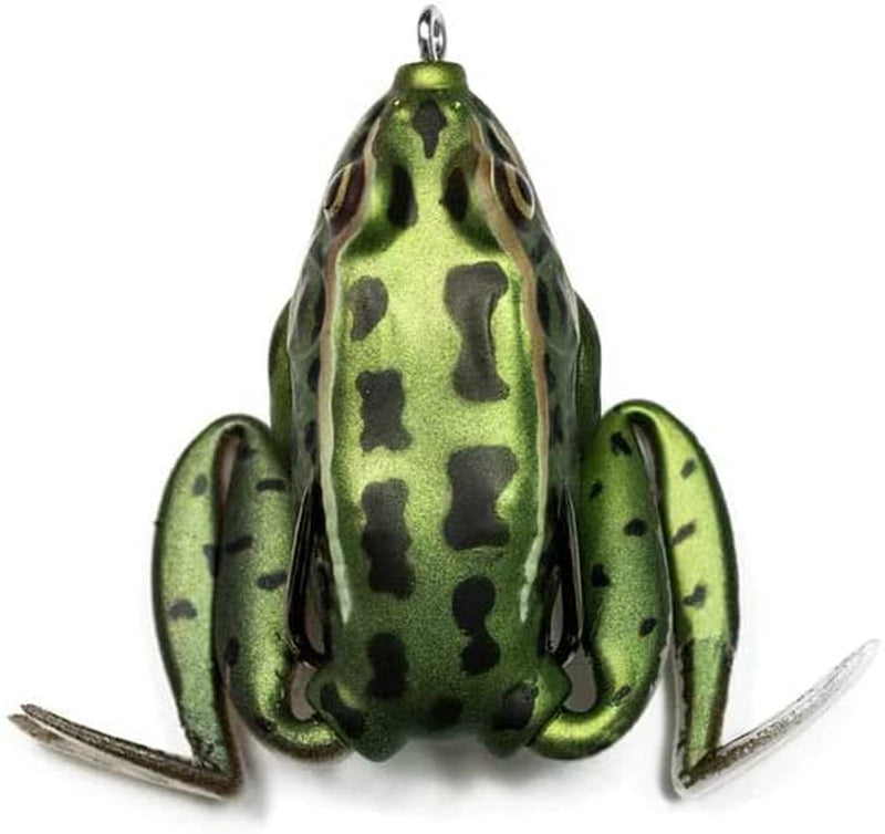 Lunkerhunt Lunker Frog – Freshwater Fishing Lure with Realistic Design, Weighs ½ Oz, 2.25” Length Sporting Goods > Outdoor Recreation > Fishing > Fishing Tackle > Fishing Baits & Lures Lunkerhunt Green Tea  
