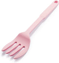 Greenlife Cooking Tools and Utensils, Silicone Spoon for Scooping Scraping and Mixing, Heat and Stain Resistant, Dishwasher Safe, Red Home & Garden > Kitchen & Dining > Kitchen Tools & Utensils GreenLife Pink Fork 