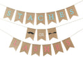 Baby Gender Reveal Party Supplies - Burlap Banner for Gender Reveal,Perfect Gender Reveal Ideas Theme, Boy or Girl Banner for Party Decorations, Unique Baby Shower Ideas (Touchdowns or Tutus Banner) Home & Garden > Decor > Seasonal & Holiday Decorations WAOUH Staches Or Lasges Gender Reveal Banner  