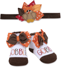 Baby Holiday Socks and Hats or Headbands with Bows for Halloween and Thanksgiving, Ages 0-6 Months Old – 2 Piece Sets Home & Garden > Decor > Seasonal & Holiday Decorations& Garden > Decor > Seasonal & Holiday Decorations A.D. Sutton & Sons Gobble Gobble Turkey  