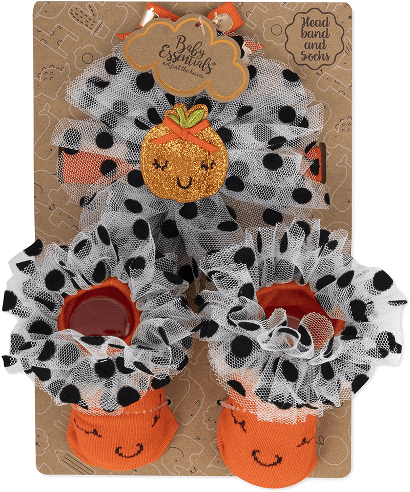 Baby Holiday Socks and Hats or Headbands with Bows for Halloween and Thanksgiving, Ages 0-6 Months Old – 2 Piece Sets Home & Garden > Decor > Seasonal & Holiday Decorations& Garden > Decor > Seasonal & Holiday Decorations Baby Essentials   