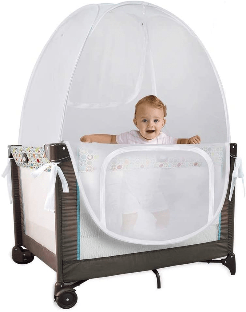Baby Pack 'N' Play Pop up Tent Safety Net, Protects from Insects, Mosquitoes and from Baby Climbing Out, See through Mesh Net (Pack N Play Tent) Sporting Goods > Outdoor Recreation > Camping & Hiking > Mosquito Nets & Insect Screens Baby & Beyond   