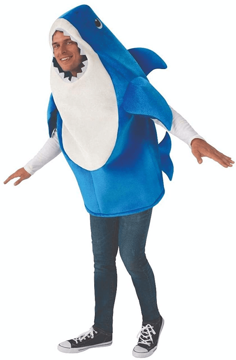 Baby Shark Daddy Shark Adult Costume with Sound Chip