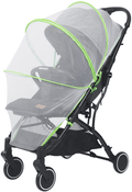 Baby Stroller Mosquito Nets, Universal Lock-Type Baby Stroller Mosquito Nets, Stretch Nets, Breathable and Folding Dual-Use Zipper Nets, Baby Car Seat Covers, Cradles (Black) Sporting Goods > Outdoor Recreation > Camping & Hiking > Mosquito Nets & Insect Screens naichi Green  