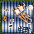 Babypat Waterproof Picnic Blanket Extra Large, 3 Layers Foldable Outdoor Picnic Blanket, Portable Picnic Mat for 6-8 People (Blue) Home & Garden > Lawn & Garden > Outdoor Living > Outdoor Blankets > Picnic Blankets babypat Blue  