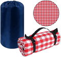 Babypat Waterproof Picnic Blanket Extra Large, 3 Layers Foldable Outdoor Picnic Blanket, Portable Picnic Mat for 6-8 People (Blue) Home & Garden > Lawn & Garden > Outdoor Living > Outdoor Blankets > Picnic Blankets babypat Red  