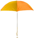 Back Bay 4ft Clamp-on Beach Umbrella for Beach Chairs, Patio, Strollers, & Boats – Lightweight Outdoor Sunshade – Portable Beach Vacation Accessory Home & Garden > Lawn & Garden > Outdoor Living > Outdoor Umbrella & Sunshade Accessories Back Bay Play Apricot  
