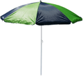 Back Bay 6ft Beach Umbrella – Large Lightweight Durable Polyester Outdoor Sun Shade – Includes Portable Carry Bag – Beach Vacation & Yard Accessory Home & Garden > Lawn & Garden > Outdoor Living > Outdoor Umbrella & Sunshade Accessories Back Bay Play Navy/Green  
