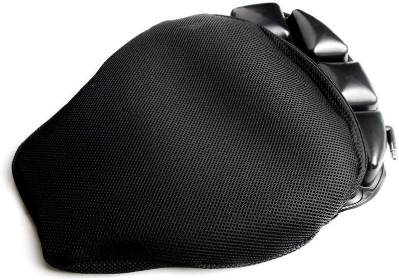 Badass Moto Motorcycle Seat Cushion - Air Filled Motorcycle Seat Pad Butt Protector - Breathable Motorcycle Seat Cover Reduces Pressure and Fatigue. Makes Long Rides More Comfortable. Vehicles & Parts > Vehicle Parts & Accessories > Vehicle Maintenance, Care & Decor > Vehicle Covers > Vehicle Storage Covers > Motorcycle Storage Covers Badass Moto   