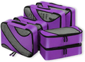 Bagail 6 Set Packing Cubes,3 Various Sizes Travel Luggage Packing Organizers Cameras & Optics > Camera & Optic Accessories > Camera Parts & Accessories > Camera Bags & Cases BAGAIL Purple  
