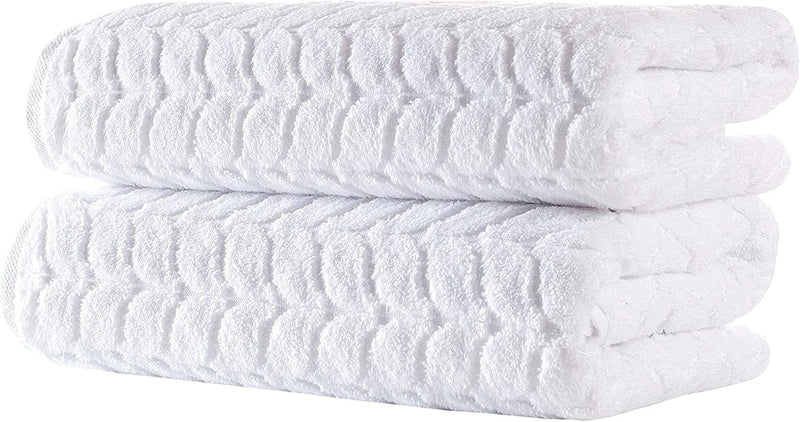 Bagno Milano Turkish Cotton Luxury Softness Spa Hotel Towels, Quick Drying Thick and Plush Bathroom Towels (Navy Blue, 2 Pcs Bath Towel Set) Home & Garden > Linens & Bedding > Towels BAGNO MILANO White 2 pcs Bath Towel Set 