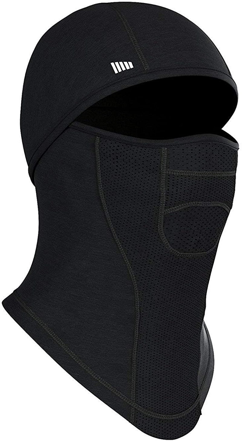 Balaclava Ski Mask - Face Mask for Men & Women - Cold Weather Gear for Skiing, Snowboarding & Motorcycle Riding Black  Self Pro Black  