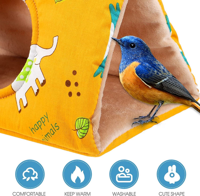 Balacoo 10 Pcs Cage Beds Hammock Bed Parakeet Yellow Sleeping Budgies Supplies Plush Hideaway Pet Snuggle Birdcages Bird Bedding Breeding Cave Accessories for Nest Suspending Cockatiels Animals & Pet Supplies > Pet Supplies > Bird Supplies > Bird Cages & Stands Balacoo   