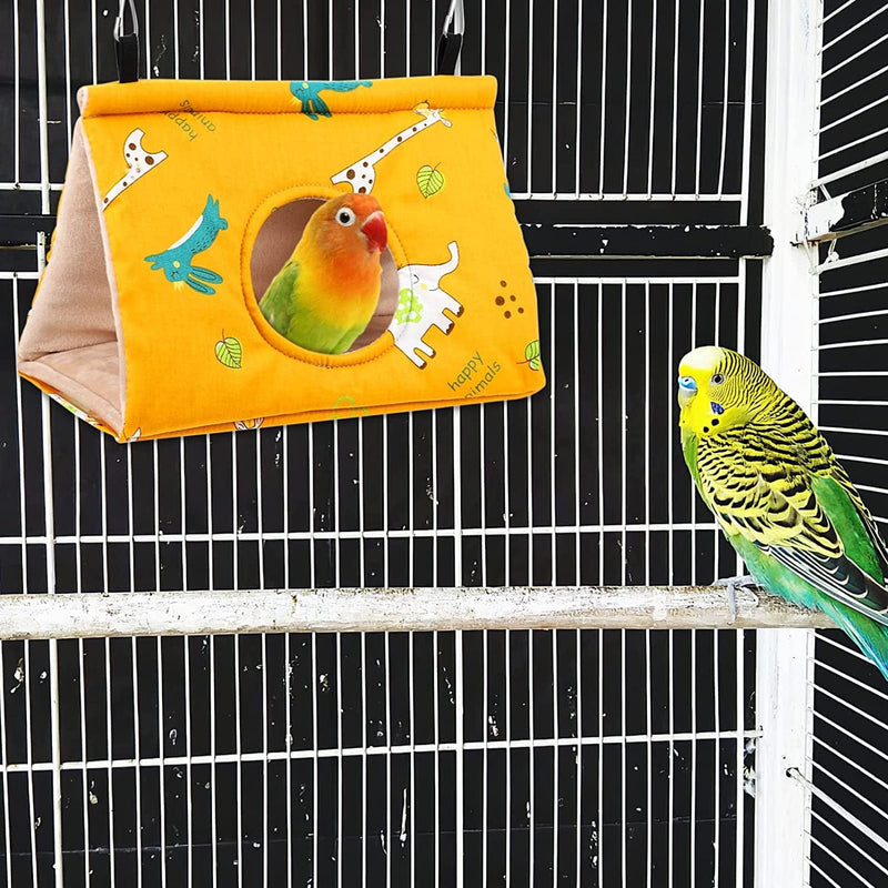 Balacoo 10 Pcs Cage Beds Hammock Bed Parakeet Yellow Sleeping Budgies Supplies Plush Hideaway Pet Snuggle Birdcages Bird Bedding Breeding Cave Accessories for Nest Suspending Cockatiels Animals & Pet Supplies > Pet Supplies > Bird Supplies > Bird Cages & Stands Balacoo   
