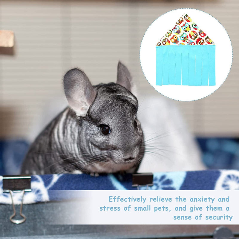 Balacoo 2Pcs Bed Chinchillas Tent Chinchilla Rabbit Pigs Hanging Hideaway- Toy Ferret Rat Swing Out Hideaway Cage Corner Bunny Small Pet Accessories Nest Squirrel Guinea Tassel Hidden Animals & Pet Supplies > Pet Supplies > Bird Supplies > Bird Cages & Stands Balacoo   