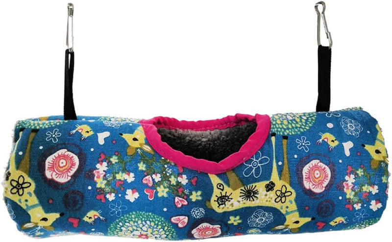 Balacoo Tunnel Winter Toys Sleeping Color Bed Glider Hanging Pet Hamster House Nest Warm Cage Plush Accessories Sugar Hammock No Squirrel Toy Animals & Pet Supplies > Pet Supplies > Bird Supplies > Bird Cages & Stands Balacoo Picture 1 Size 1 