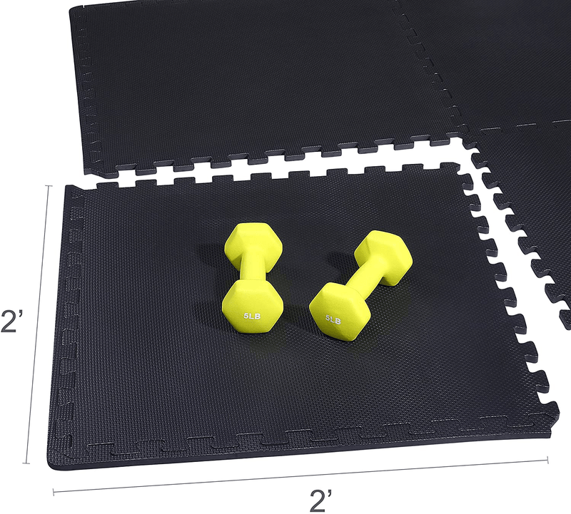 BalanceFrom Puzzle Exercise Mat with EVA Foam Interlocking Tiles  BalanceFrom   