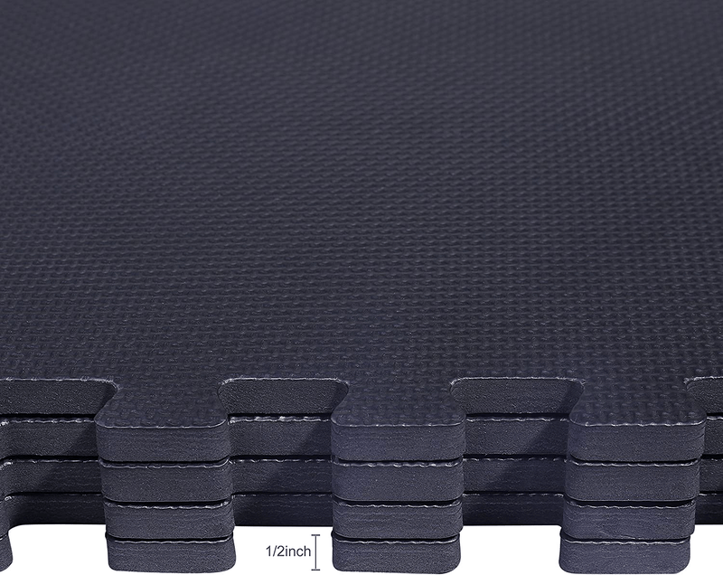 BalanceFrom Puzzle Exercise Mat with EVA Foam Interlocking Tiles