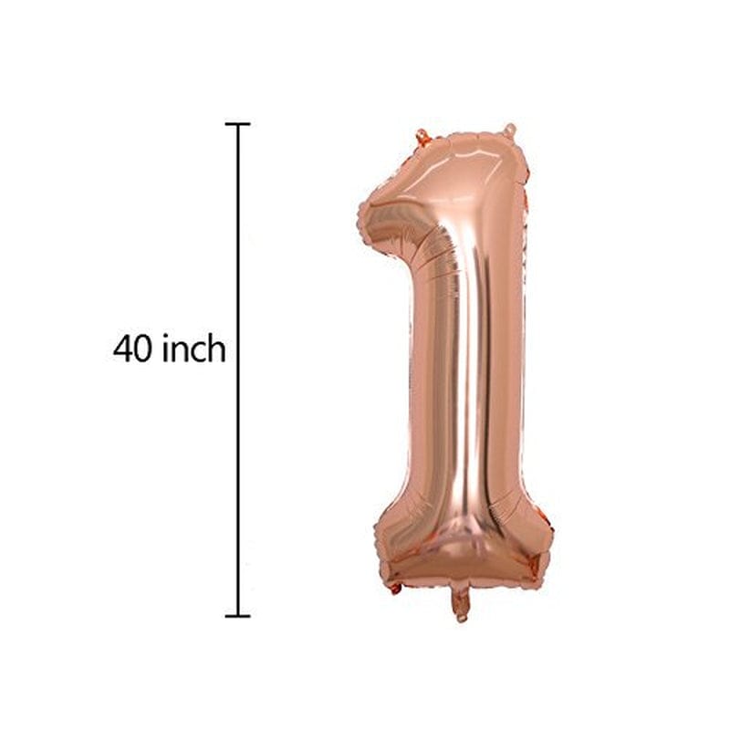 BALBALONAR 40 Inch Jumbo 16Th Rose Gold Foil Balloons for Birthday Party Supplies,Anniversary Events Decorations and Graduation Decorations (ROSE16) Arts & Entertainment > Party & Celebration > Party Supplies Balonar   