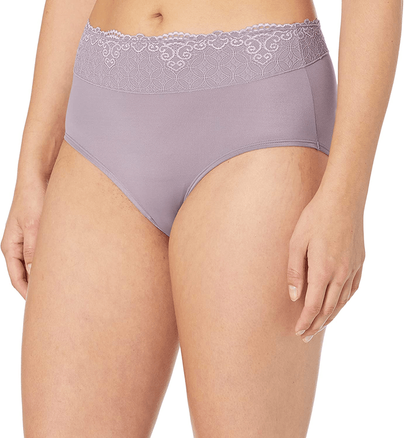 Bali Women's Passion for Comfort Brief Panty  Bali Perfectly Purple 6 
