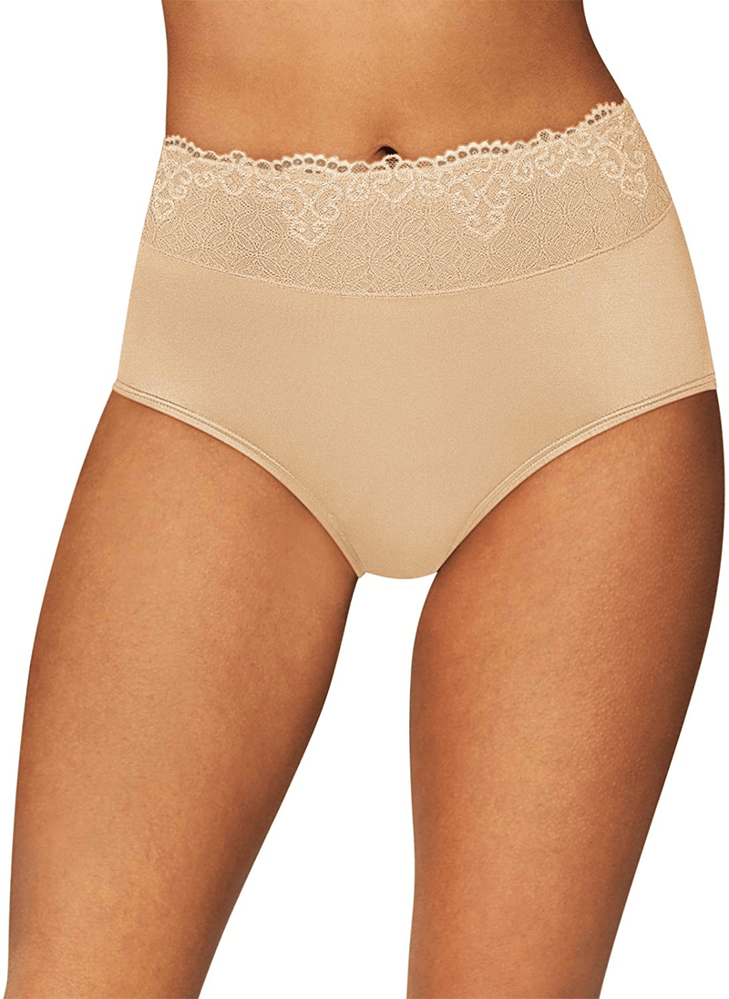 Bali Women's Passion for Comfort Brief Panty  Bali Soft Taupe XX-Large 