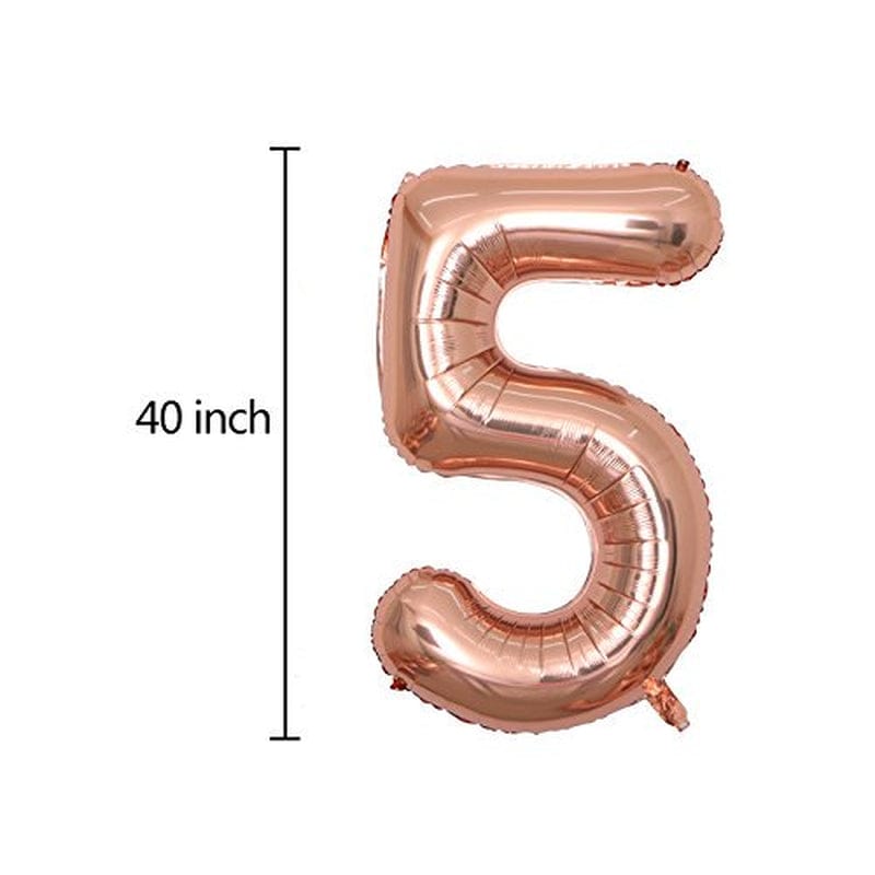 BALONAR 40 Inch Jumbo 50Th Rose Gold Foil Balloons for Birthday Party Supplies,Anniversary Events Decorations and Graduation Decorations Arts & Entertainment > Party & Celebration > Party Supplies Balonar   