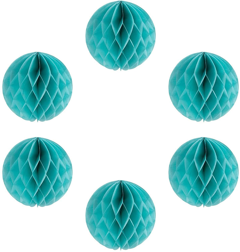 Balun Admhail Easter Light Blue Hanging Tissue Paper Fans Party Decoration Set for Birthday, Anniversary,Wedding,Party Accessories for Boy Baby Shower, Wholesale Decorative Paper Fans, 6 Pack Home & Garden > Decor > Seasonal & Holiday Decorations Balun Admhail Cyan-green 8"/20cm 
