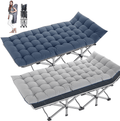 Barbella Folding Camping Cots for Adults, Portable Sleeping Cot Foldable Outdoor Bed with Carry Bag, Heavy Duty Cot Bed Collapsible Camping Bed for Indoor & Outdoor Use Sporting Goods > Outdoor Recreation > Camping & Hiking > Camp Furniture Barbella 2pcs With Pearl Cotton Pad 28"x16"x75" 