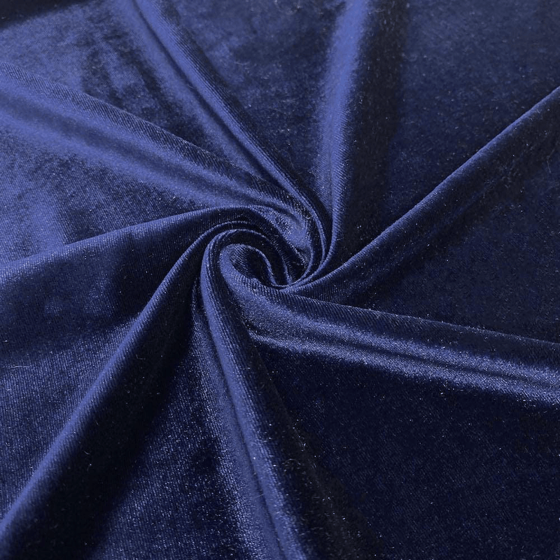 Barcelonetta | Stretch Velvet Fabric | 90% Polyester 10% Spandex | 60" Wide | Sewing, Apparel, Costume, Craft (Black, 5 Yards) Arts & Entertainment > Hobbies & Creative Arts > Arts & Crafts > Crafting Patterns & Molds > Sewing Patterns Barcelonetta Navy 2 Yard 