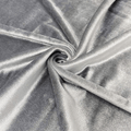 Barcelonetta | Stretch Velvet Fabric | 90% Polyester 10% Spandex | 60" Wide | Sewing, Apparel, Costume, Craft (Black, 5 Yards) Arts & Entertainment > Hobbies & Creative Arts > Arts & Crafts > Crafting Patterns & Molds > Sewing Patterns Barcelonetta Silver 2 Yard 