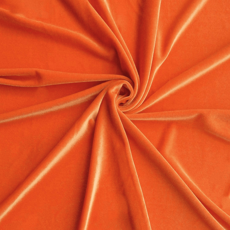 Barcelonetta | Stretch Velvet Fabric | 90% Polyester 10% Spandex | 60" Wide | Sewing, Apparel, Costume, Craft (Black, 5 Yards) Arts & Entertainment > Hobbies & Creative Arts > Arts & Crafts > Crafting Patterns & Molds > Sewing Patterns Barcelonetta Orange 2 Yard 
