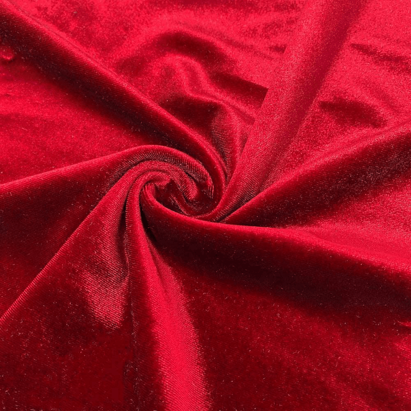 Barcelonetta | Stretch Velvet Fabric | 90% Polyester 10% Spandex | 60" Wide | Sewing, Apparel, Costume, Craft (Black, 5 Yards) Arts & Entertainment > Hobbies & Creative Arts > Arts & Crafts > Crafting Patterns & Molds > Sewing Patterns Barcelonetta Red 2 Yard 