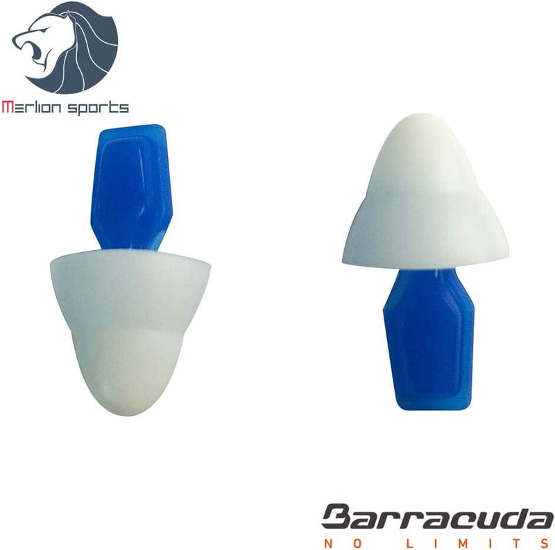 Barracuda Accessories - Dome Ear Plugs Dome Ear Plugs with Storage Case, Chlorine-Proof Waterproof Silicone Comfortable Reusable Unisex for Adults Men Women Children IE-E0140 Sporting Goods > Outdoor Recreation > Boating & Water Sports > Swimming MERLION SPORTS   