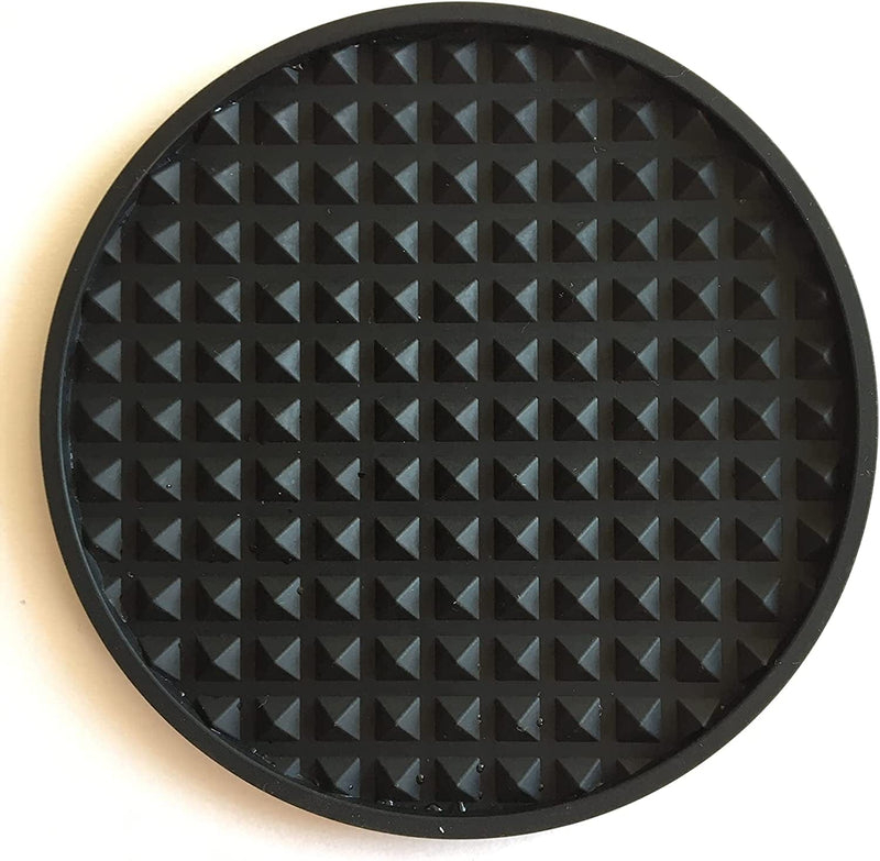 Barvivo Black Silicone Coasters with Holder for Drinks - Set of 8 Cup Coasters for Indoor and Outdoor, Perfect Durable Coasters for Tabletop Protection, anti Slip, Suitable for Drink & Table Types Home & Garden > Kitchen & Dining > Barware Barvivo   