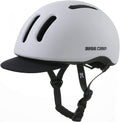 BASE CAMP Adult Bike Helmet, Men & Women Bike Helmet with Removable Visor for Urban Commuter Adjustable M Size Sporting Goods > Outdoor Recreation > Cycling > Cycling Apparel & Accessories > Bicycle Helmets BASE CAMP White  