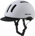 BASE CAMP Bike Helmet, Bicycle Helmet with Removable Visor for Adult Men Women Commuter Urban Scooter Adjustable M Size Sporting Goods > Outdoor Recreation > Cycling > Cycling Apparel & Accessories > Bicycle Helmets BASE CAMP White  