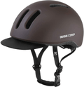 BASE CAMP Bike Helmet, Bicycle Helmet with Removable Visor for Adult Men Women Commuter Urban Scooter Adjustable M Size Sporting Goods > Outdoor Recreation > Cycling > Cycling Apparel & Accessories > Bicycle Helmets BASE CAMP Retro Maroon  