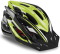 Basecamp Specialized Bike Helmet, Bicycle Helmet with Helmet Accessories-Led Light/Removable Visor/Portable Bag Cycling Helmet Bc-ddtk Adjustable for Adult Men&Women Road&Mountain Sporting Goods > Outdoor Recreation > Cycling > Cycling Apparel & Accessories > Bicycle Helmets Basecamp BlackGreen  